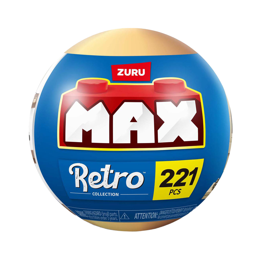 ZURU Max Premium Retro - Bouwspeelset in Verrassingsbal
