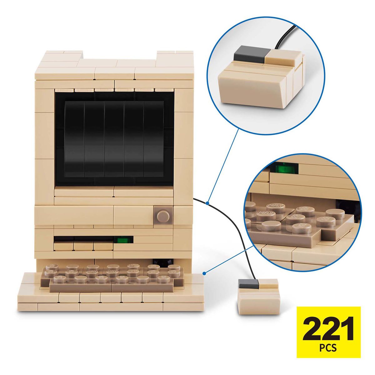 ZURU Max Premium Retro - Bouwspeelset in Verrassingsbal