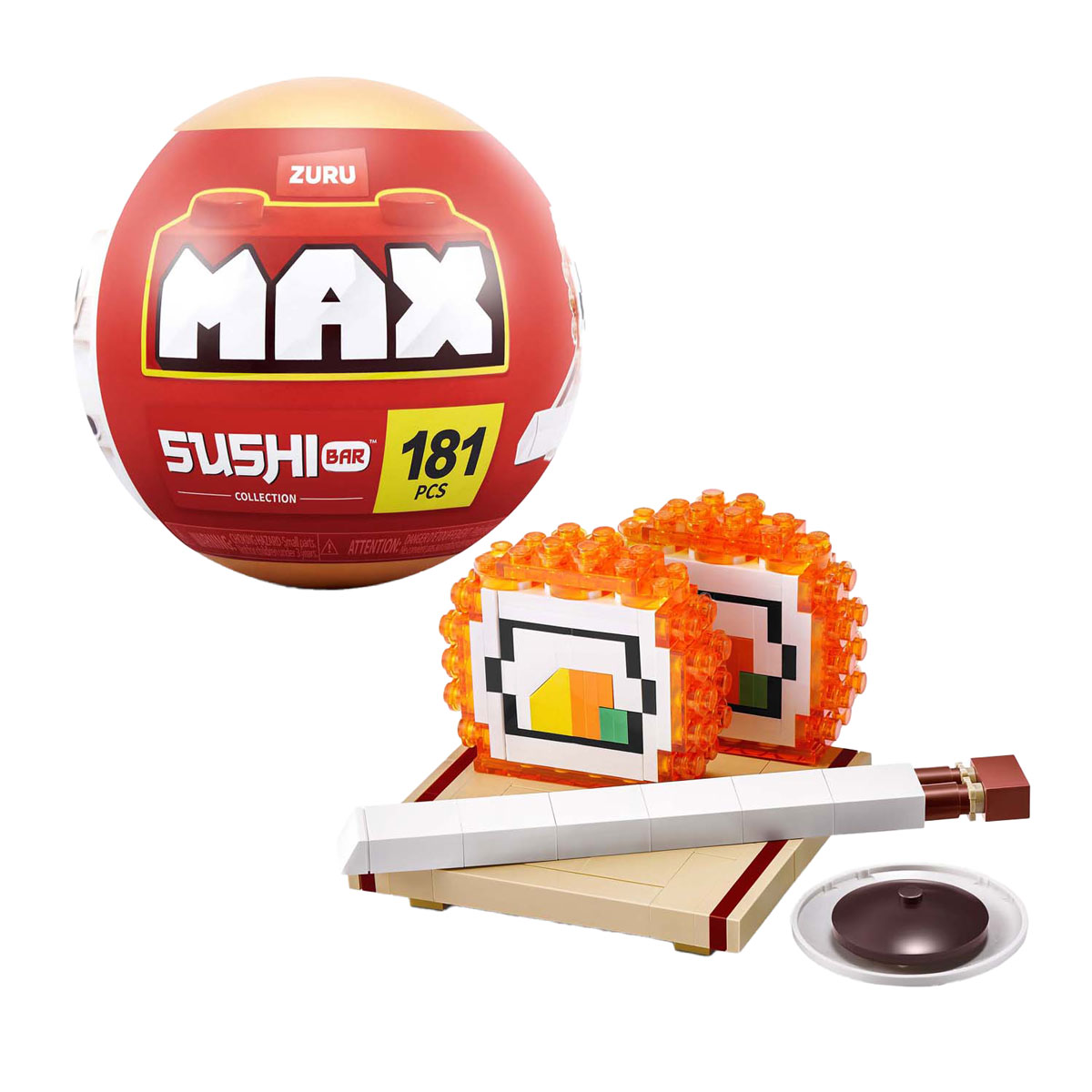 ZURU Max Premium Sushi - Bouwspeelset in Verrassingsbal