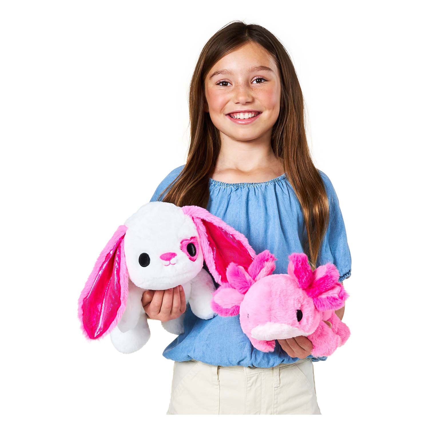 Peluche lapin à longues oreilles Hug A Lumps, 35 cm