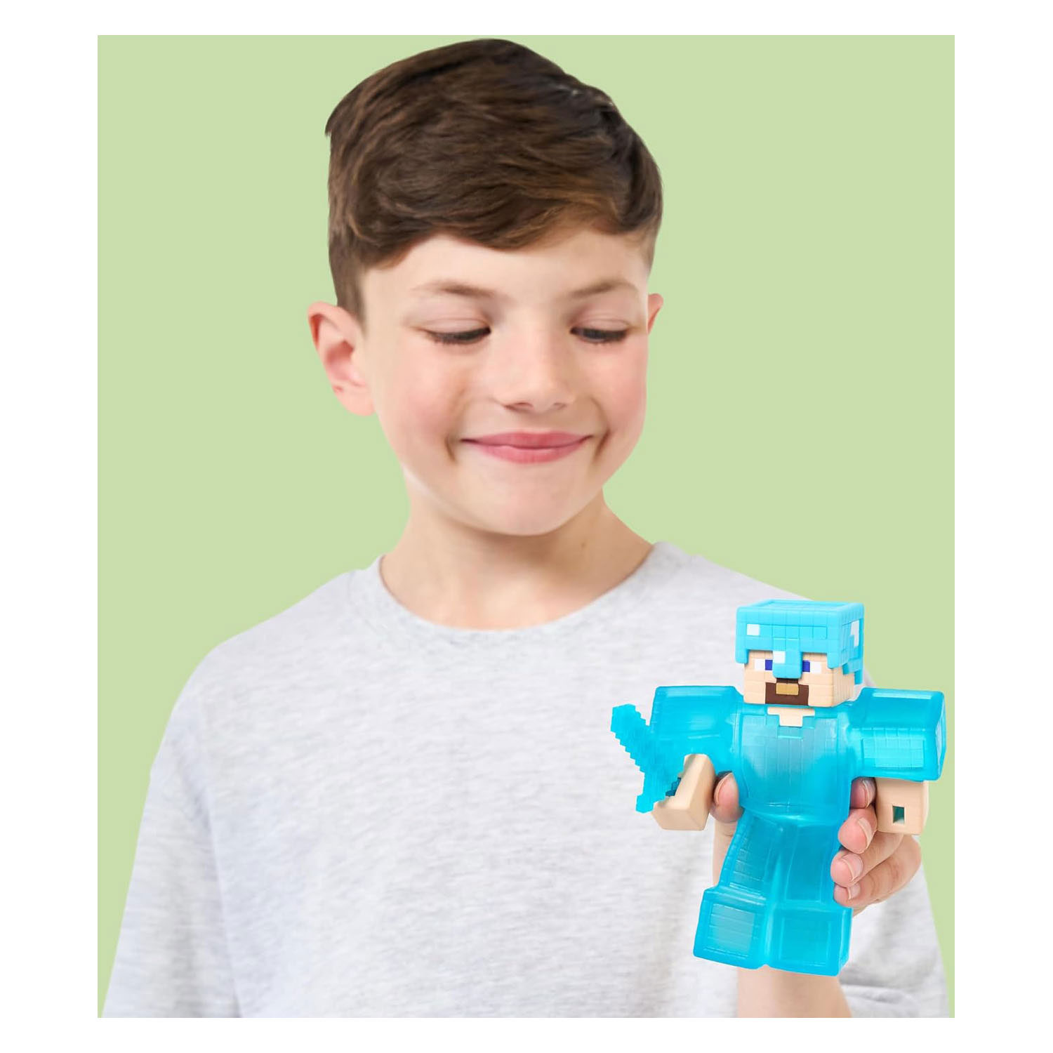 Goo Jit Zu Minecraft Hero Stretch Figuur