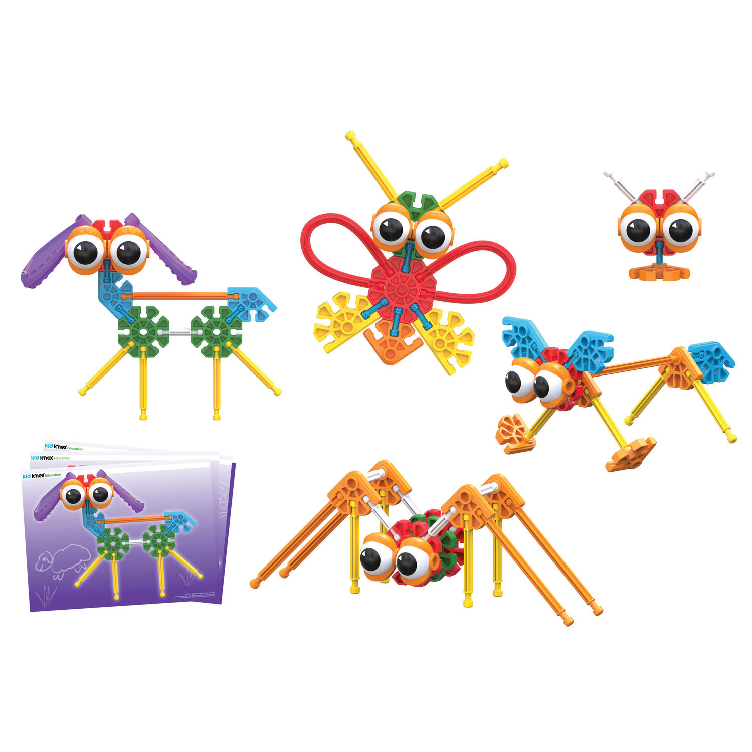 Kid K'NEX Groep Set in Opbergbox, 131dlg.