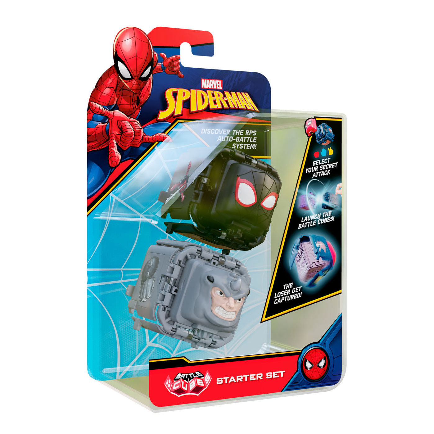 Marvel Spiderman Battle Cube – Miles Morales gegen Rhino