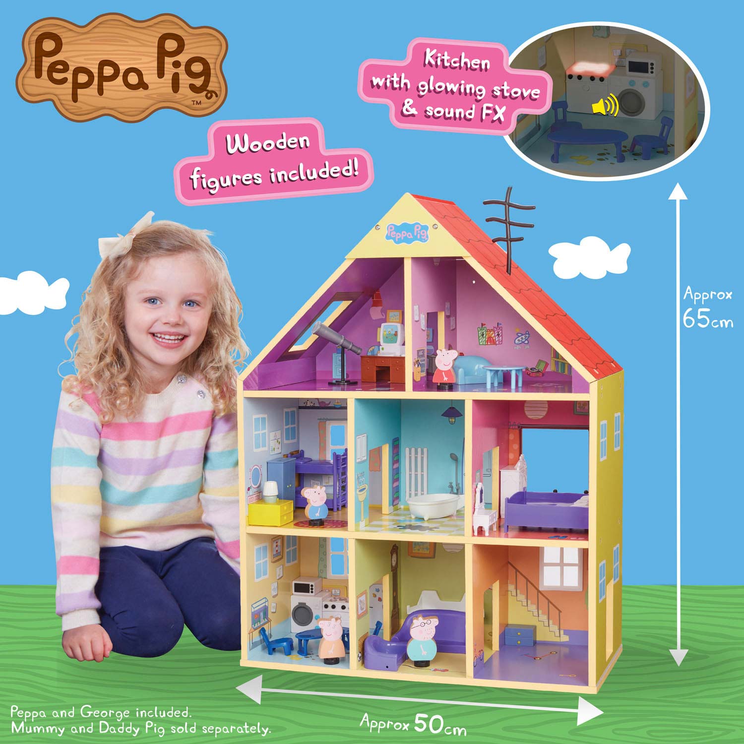 Peppa Pig Houten Poppenhuis