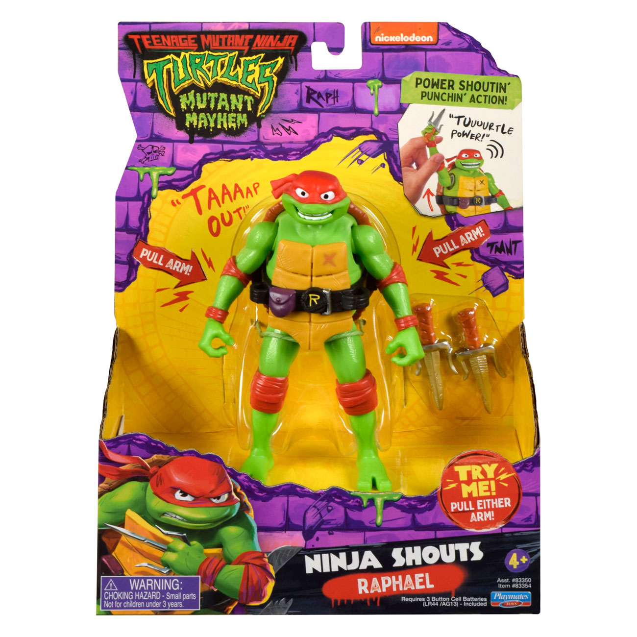 Teenage Mutant Ninja Turtles Ninja Shouts Speelfiguur - Raphael