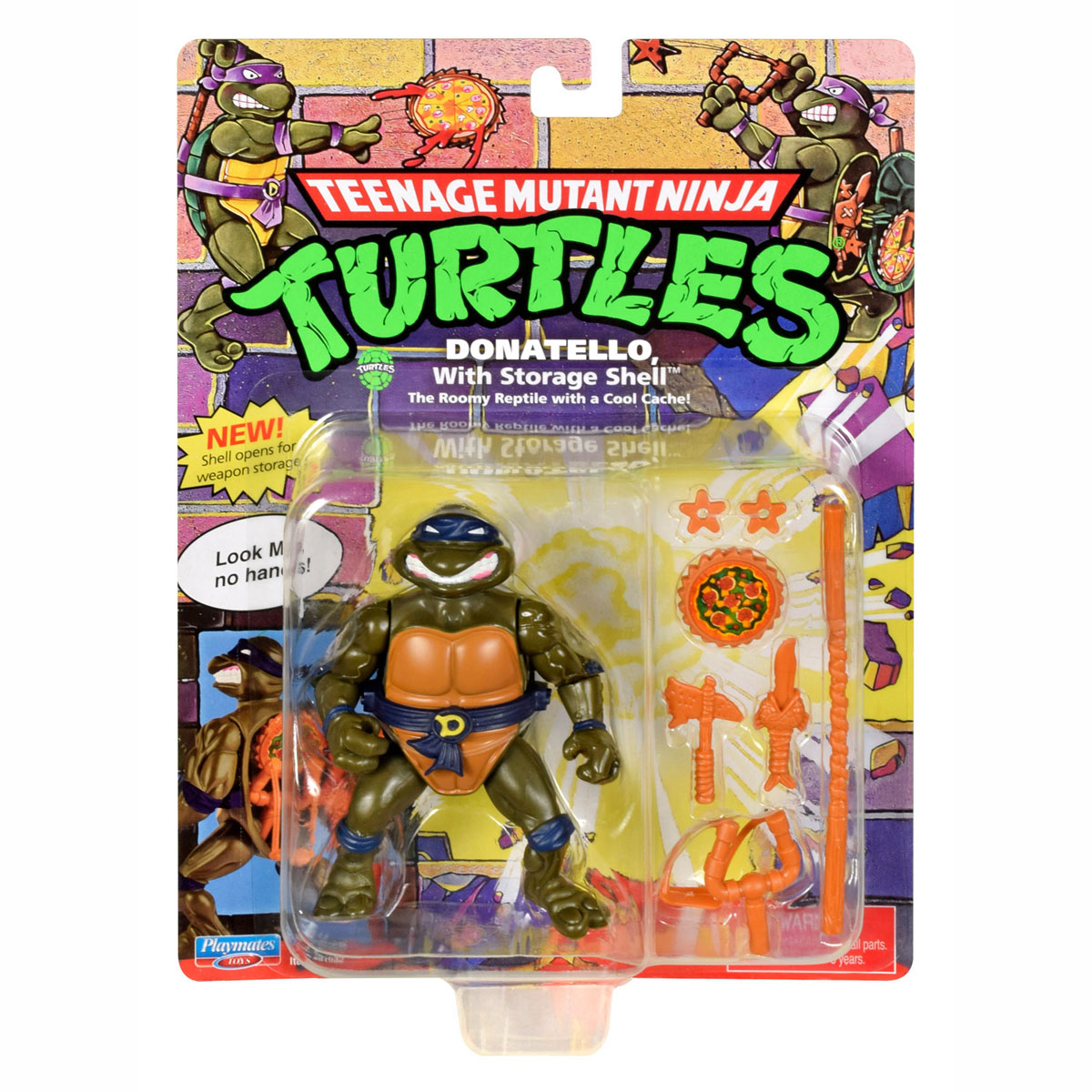 Teenage Mutant Ninja Turtles - Classic Donatello with Storage Shell Action figure 10 cm