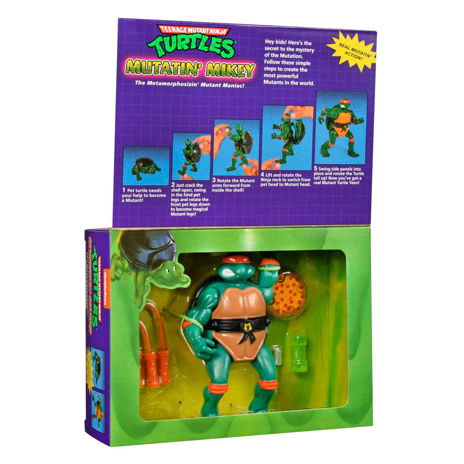 Tortues Ninja Mutant Mayhem jouant la figurine Mutatin Mickey