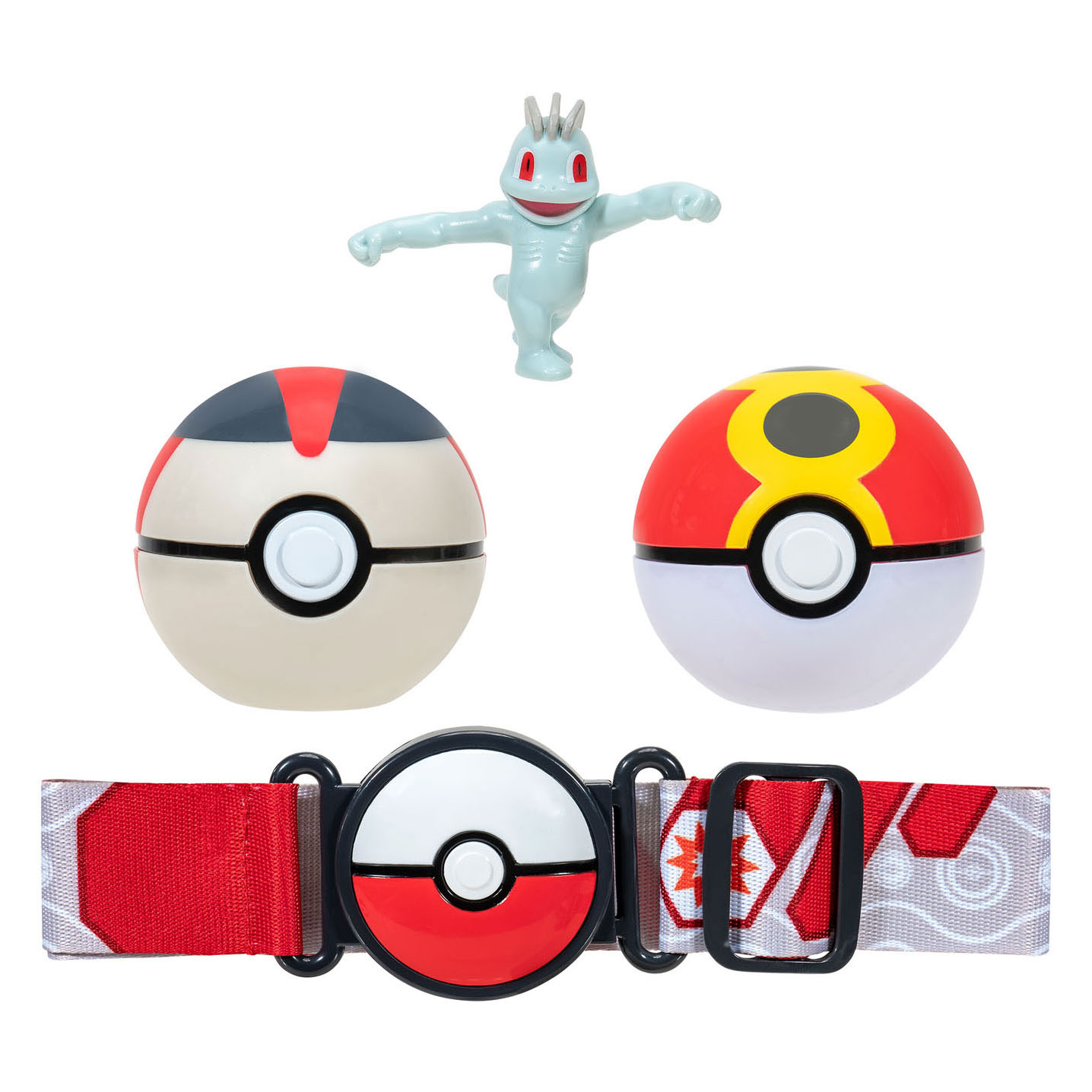 Pokemon Clip N Go Pokeball Gürtel Spielset – Machop
