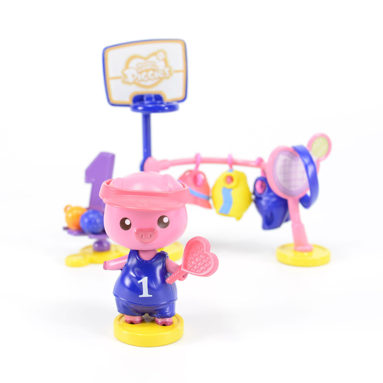 Pockey Money Piggies figurine de jeu avec tirelire - Pack sport