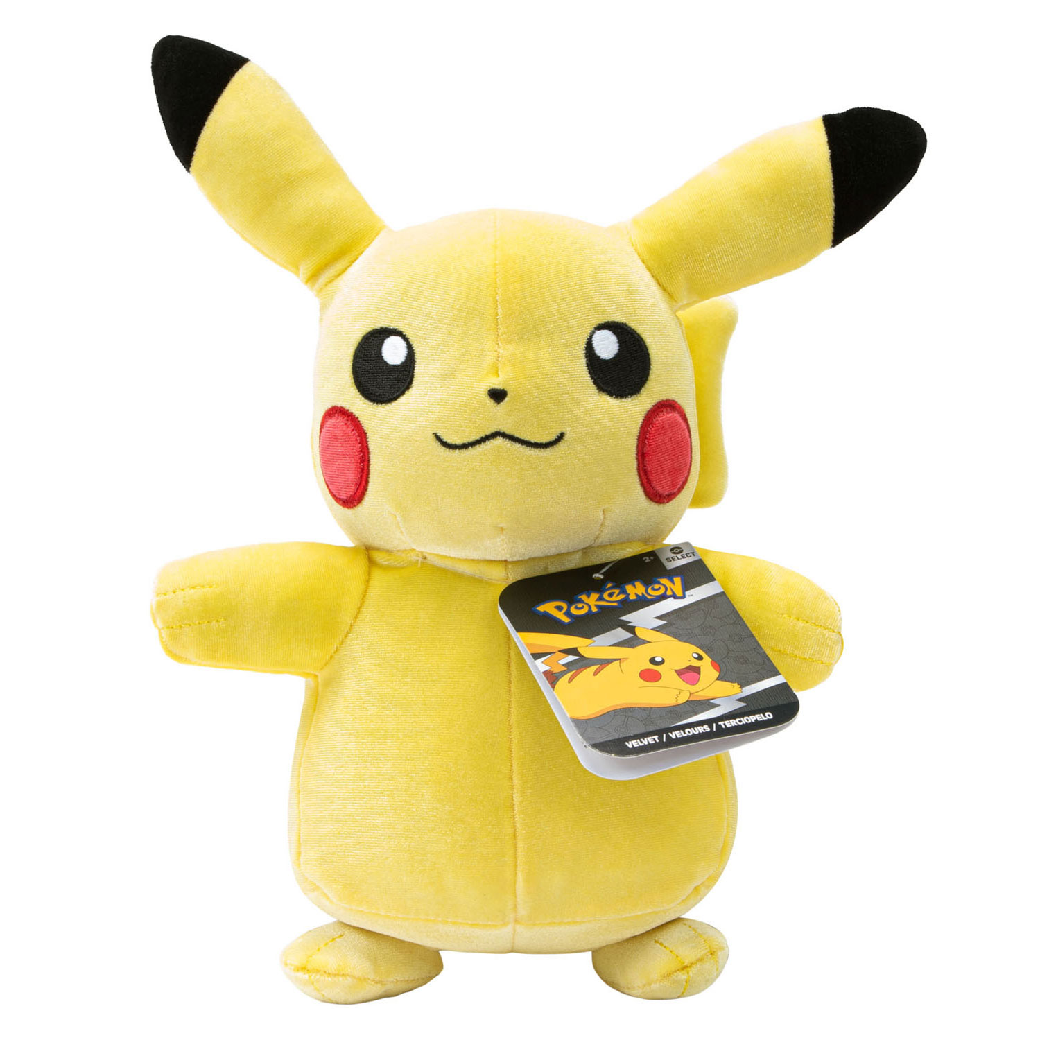 Pokémon- Plüschtier aus Plüschsamt – Pikachu, 20 cm