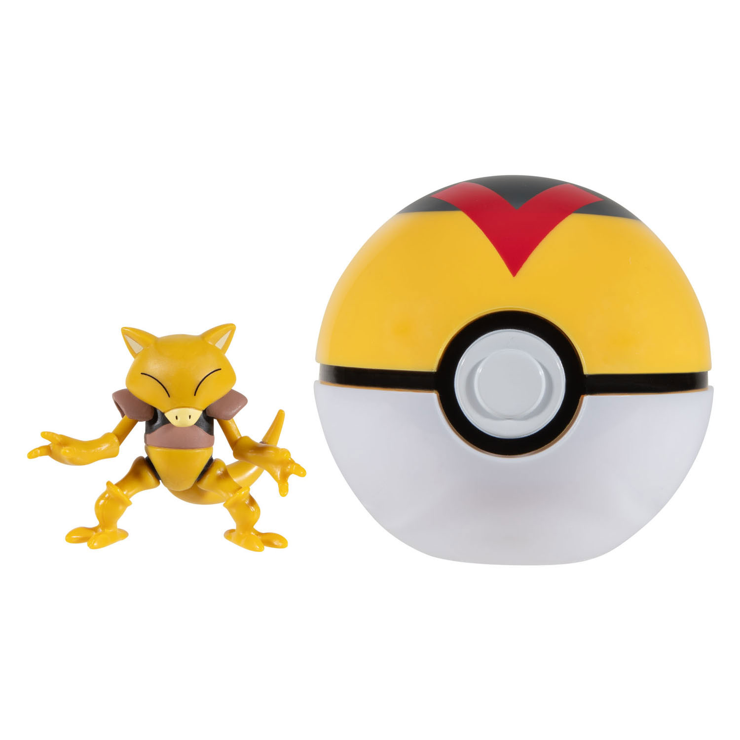 Pokémon Clip 'N' Go Abra und Level Ball Spielset, 2 Stück.