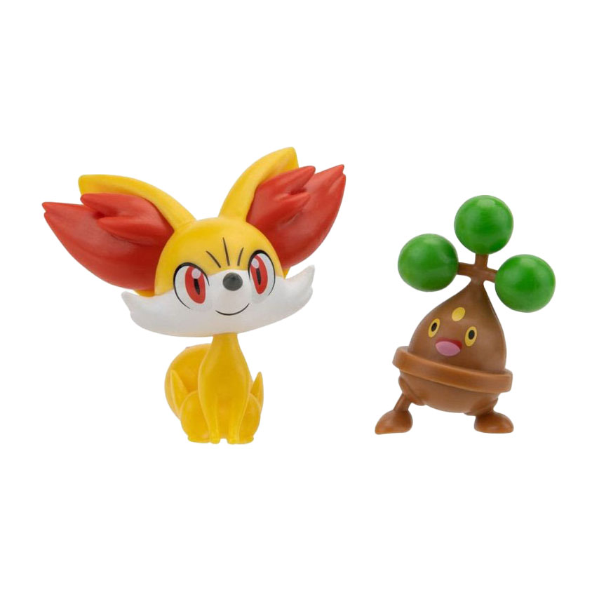 Pokémon Battle Figuren - Fennekin & Bonsly, 2st.