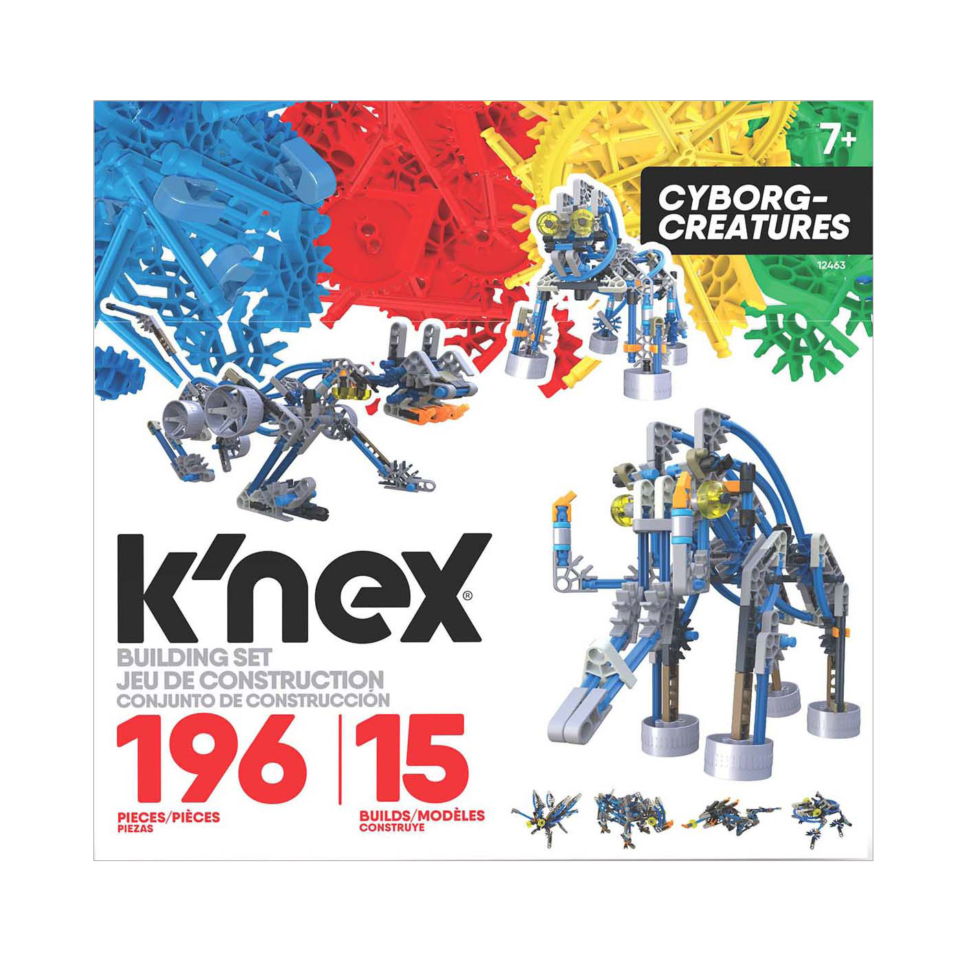 K'Nex Cyborg Creatures 15 Modelle, 196 Stück.