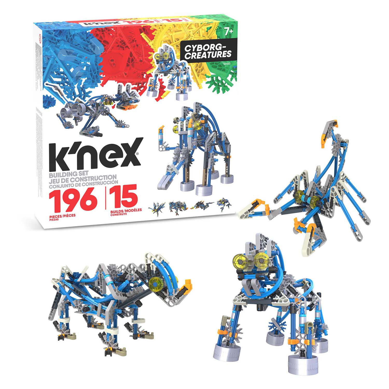 K'Nex Cyborg Creatures 15 modèles, 196 pcs.