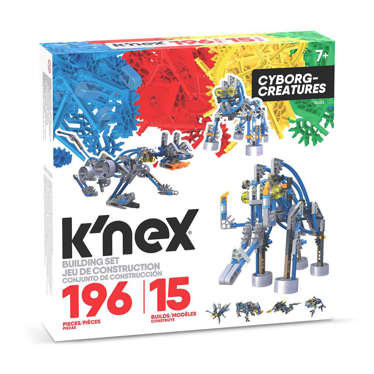 K'Nex Cyborg Creatures 15 Modelle, 196 Stück.