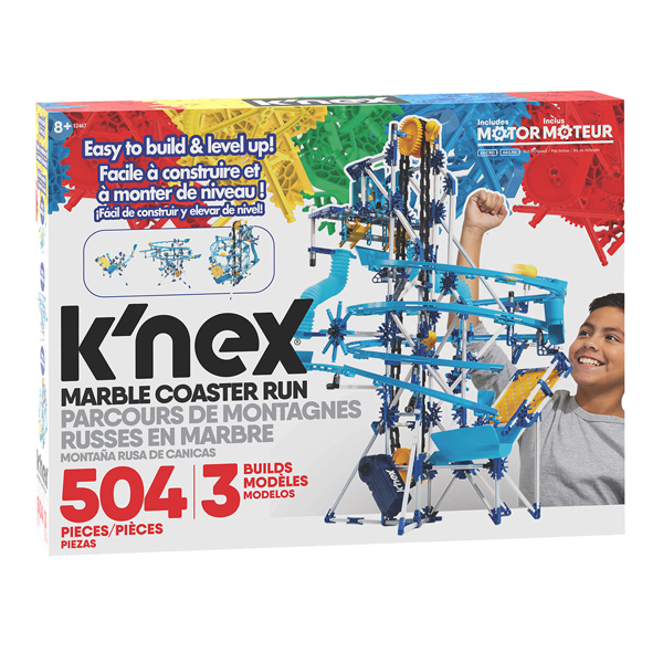 K'Nex Murmelbahn mit Motor, 504-tlg.