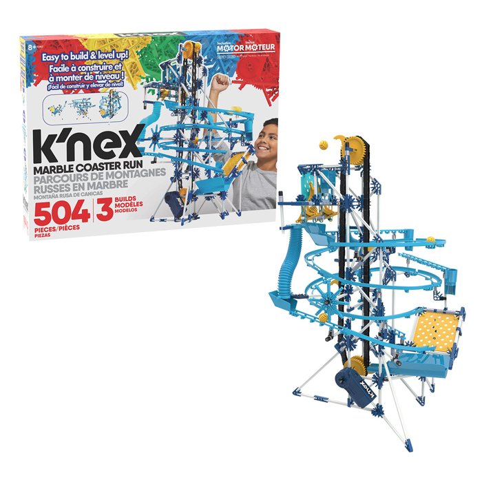 K'Nex Murmelbahn mit Motor, 504-tlg.