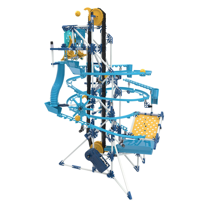 Piste de marbre K'Nex avec moteur, 504 pcs.