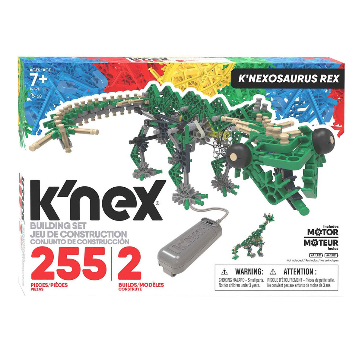 K'Nex Knexosaurus Rex avec moteur, 255 pcs.