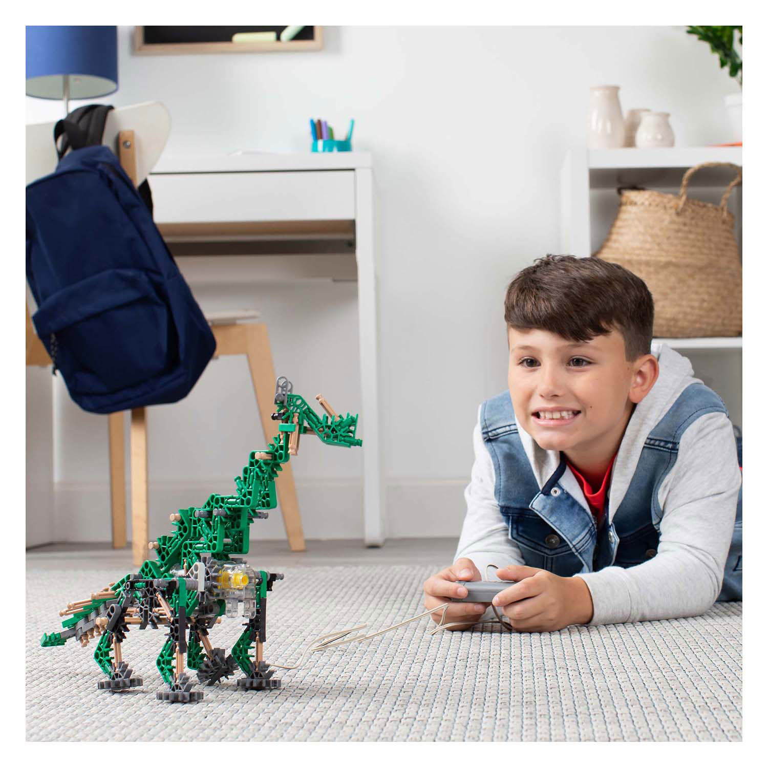 K'Nex Knexosaurus Rex avec moteur, 255 pcs.