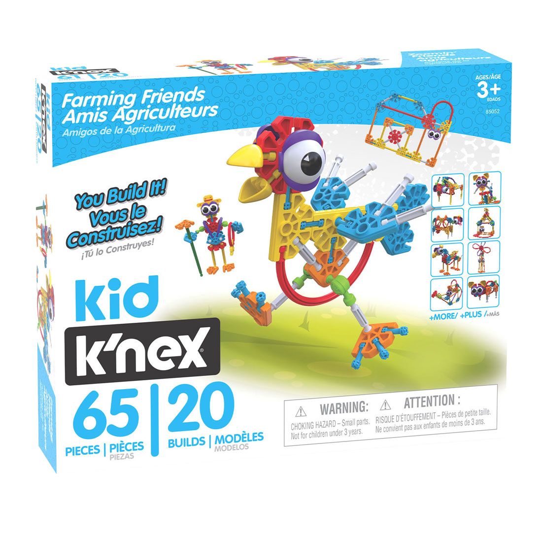 Kid Knex Farmin Friends Bouwset, 65dlg.