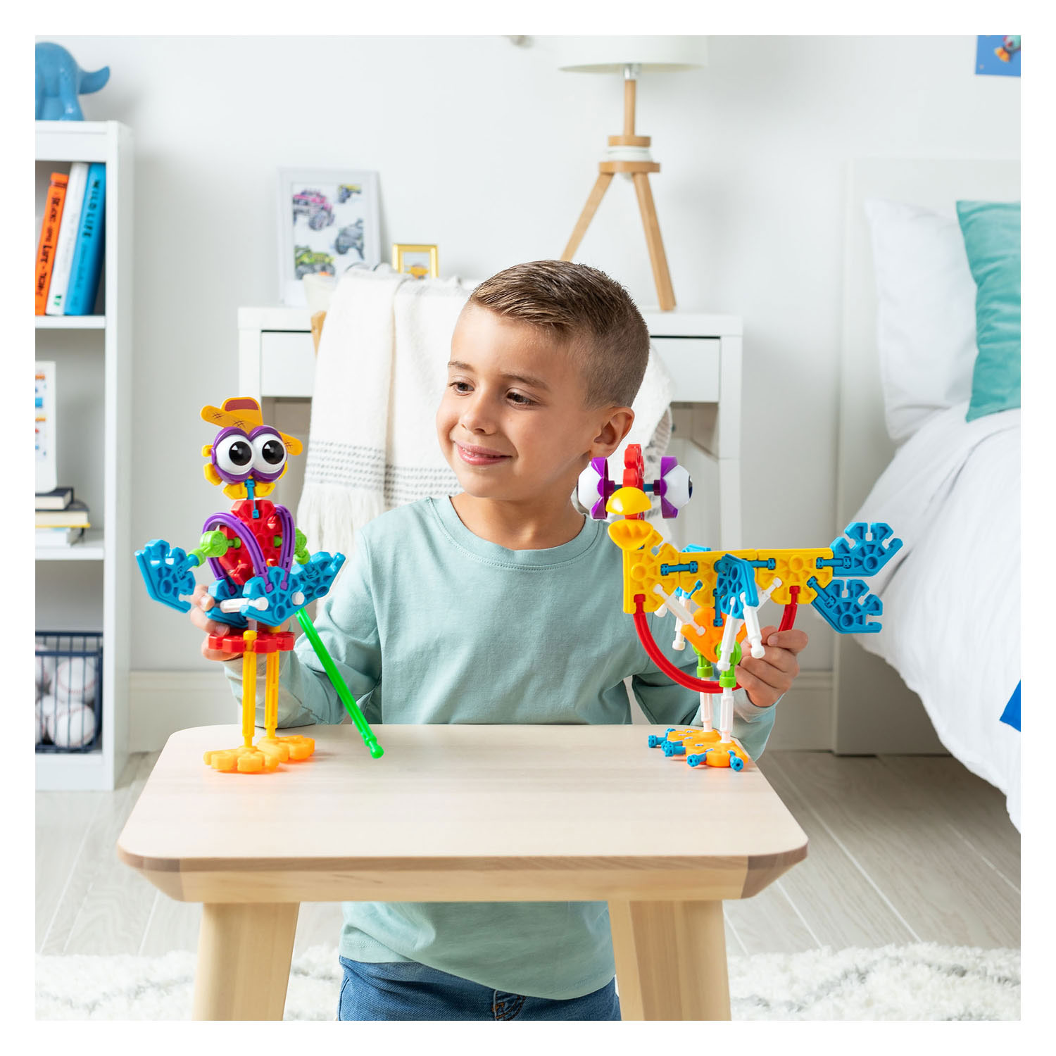 Kid Knex Farmin Friends Bauset, 65 Teile.