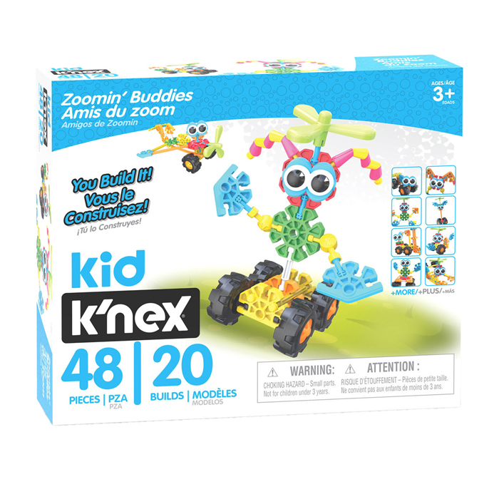 Kid Knex Zoomin Buddies Bauset, 48 Teile.