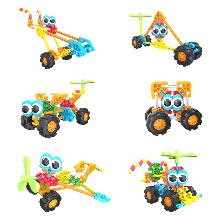 Kid Knex Zoomin Buddies Bauset, 48 Teile.