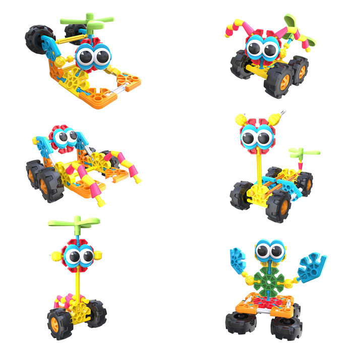 Ensemble de construction Kid Knex Zoomin Buddies, 48 ​​pièces.