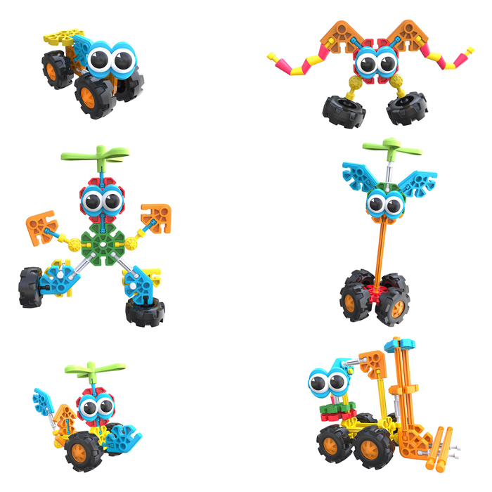 Kid Knex Zoomin Buddies Bauset, 48 Teile.