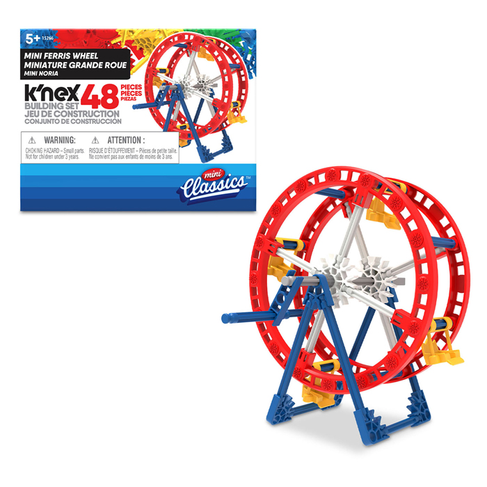 Knex Mini-Riesenrad-Bauset, 48-teilig.