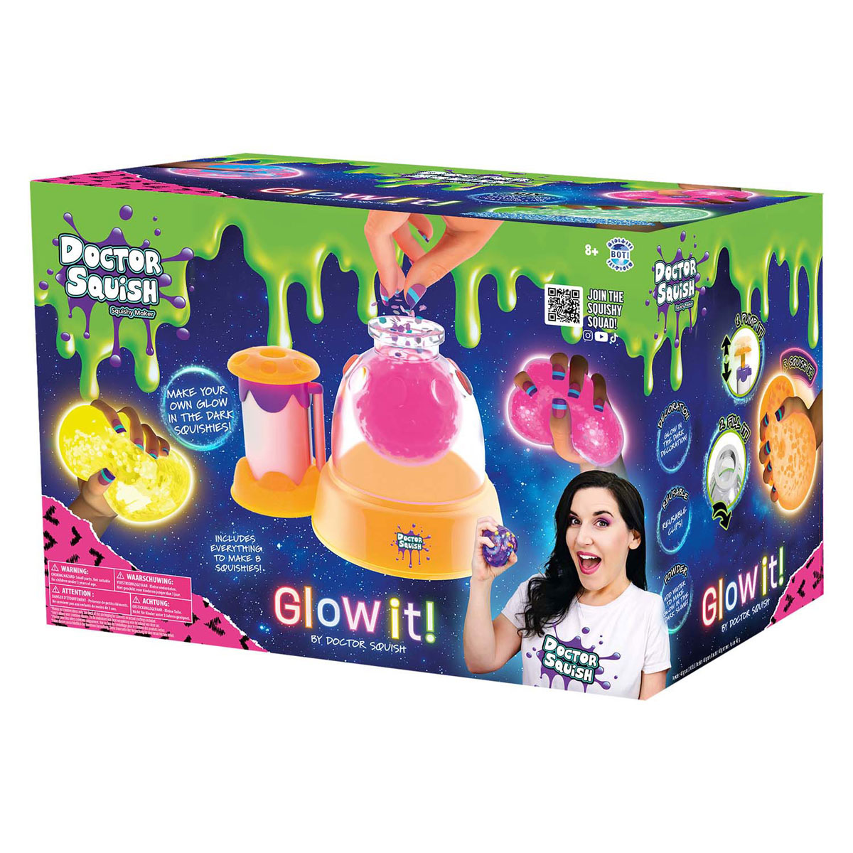 Doctor Squish -  Squishy Maker Station Neon Editie