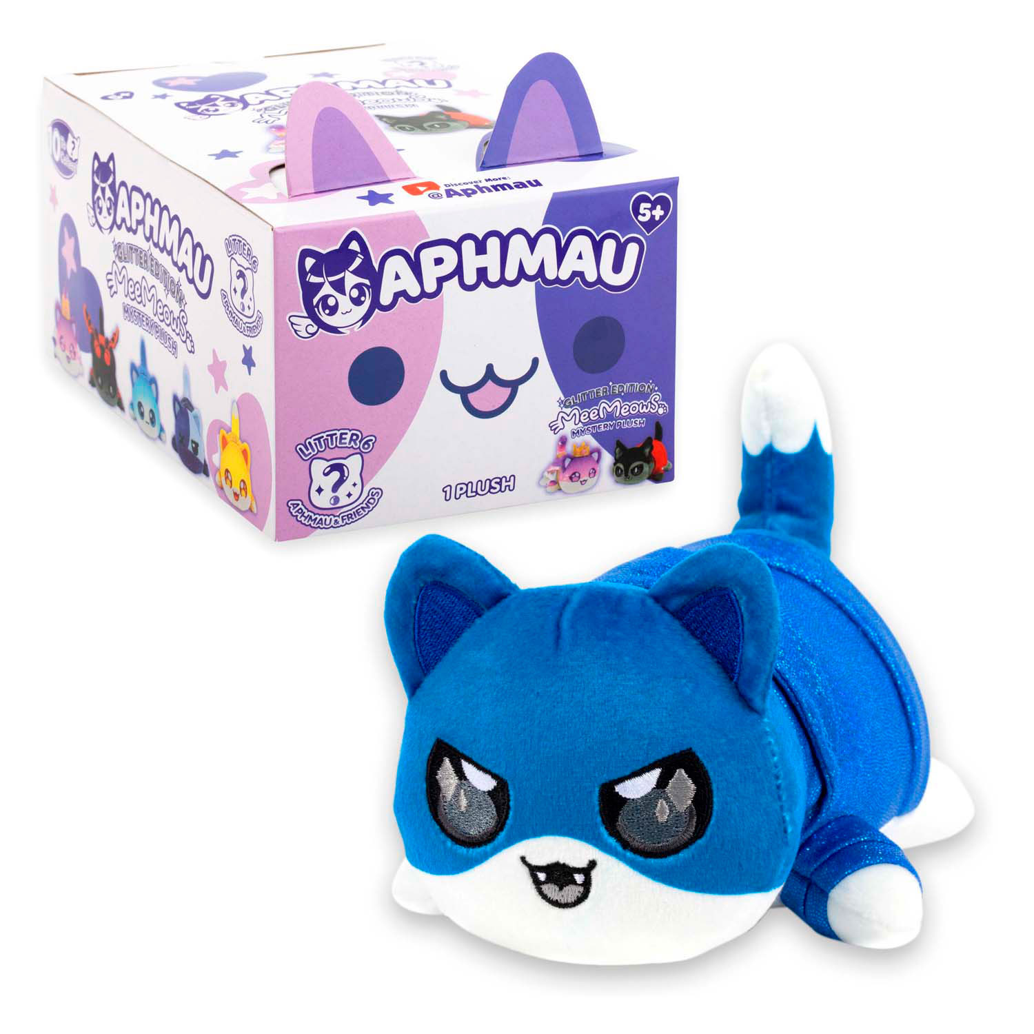 Aphmau & Friends  6 Verrassing Meemeow Knuffel Pluche, 15cm