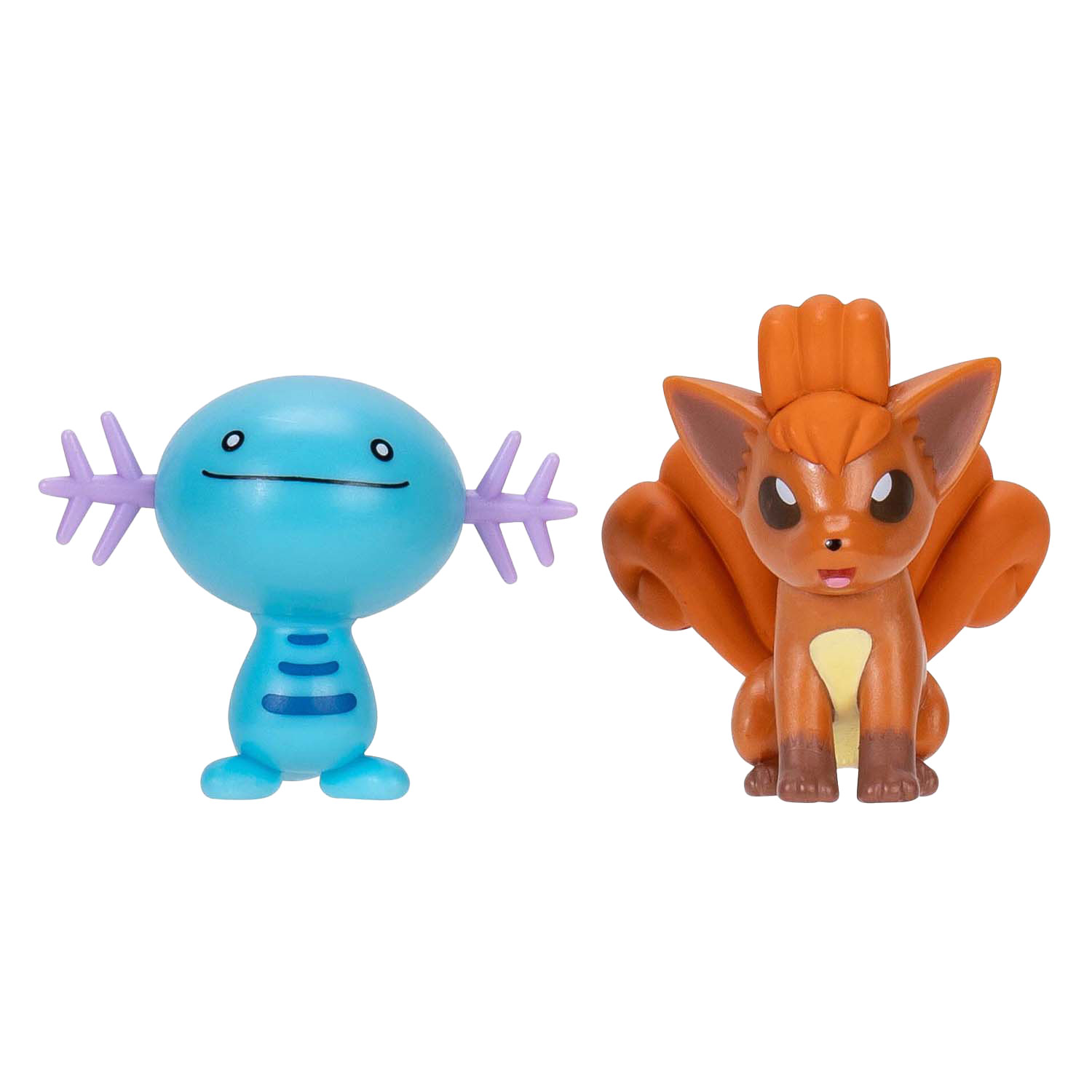 Pokémon-Kampffigur Wooper & Vulpix, 2 Stück.