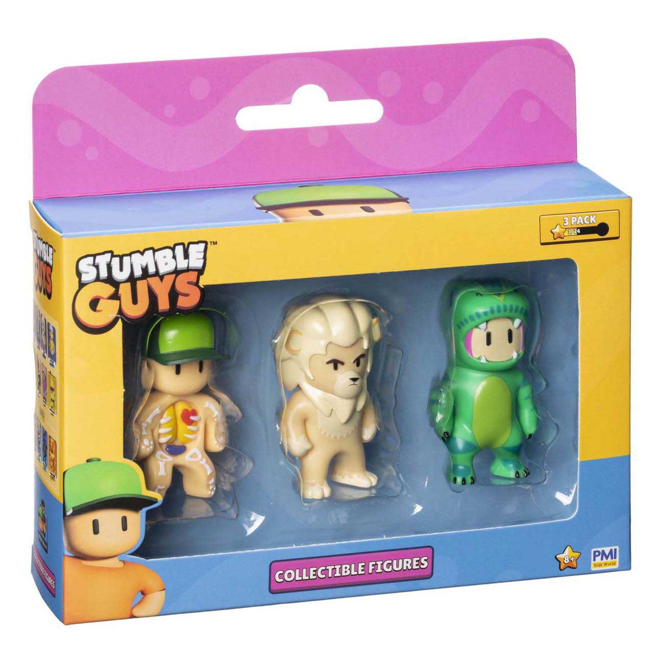 Lot de 3 figurines d'action Stumble Guys