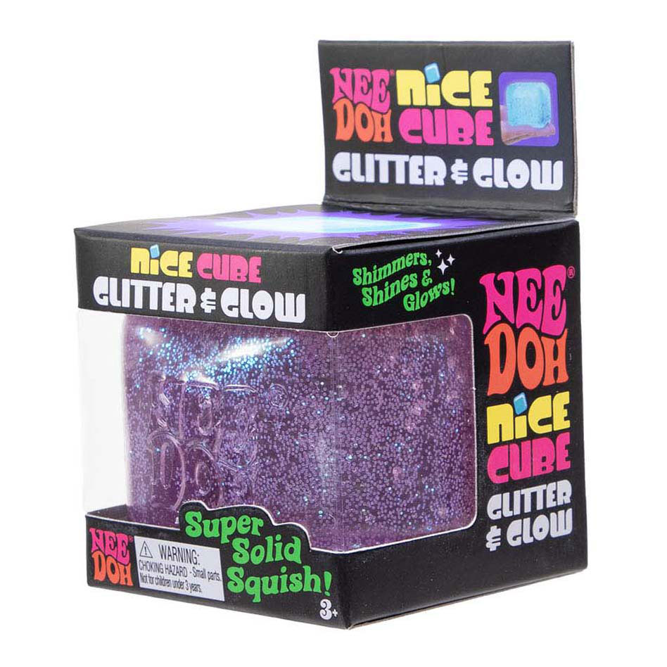 Needoh - Glitter & Glow Nice Cube Needoh