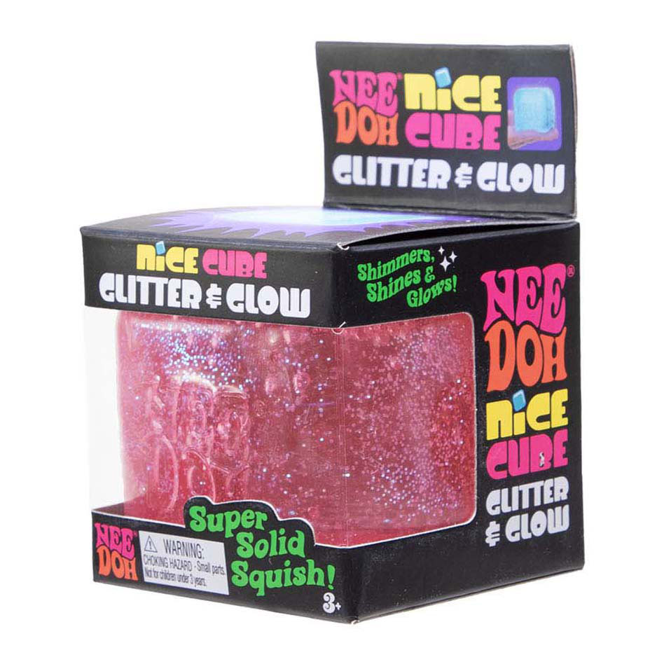 Needoh - Glitter & Glow Nice Cube Needoh