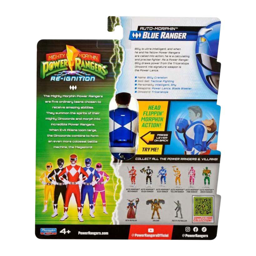 Power Rangers Auto Morphin Blue Ranger