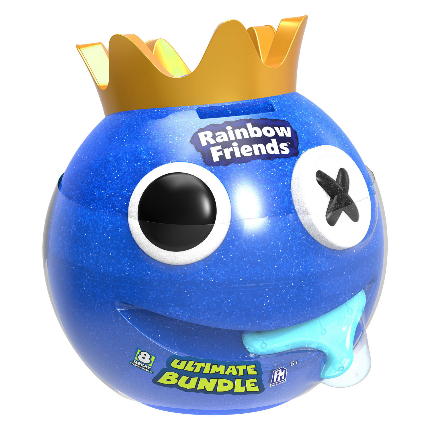 Coffret ultime Rainbow Friends Boule surprise à tête métallique bleue