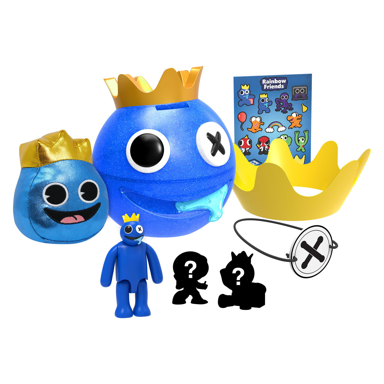 Coffret ultime Rainbow Friends Boule surprise à tête métallique bleue