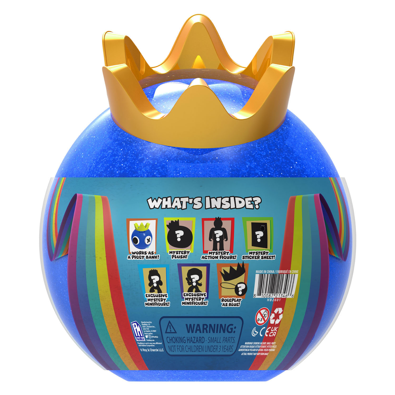 Coffret ultime Rainbow Friends Boule surprise à tête métallique bleue