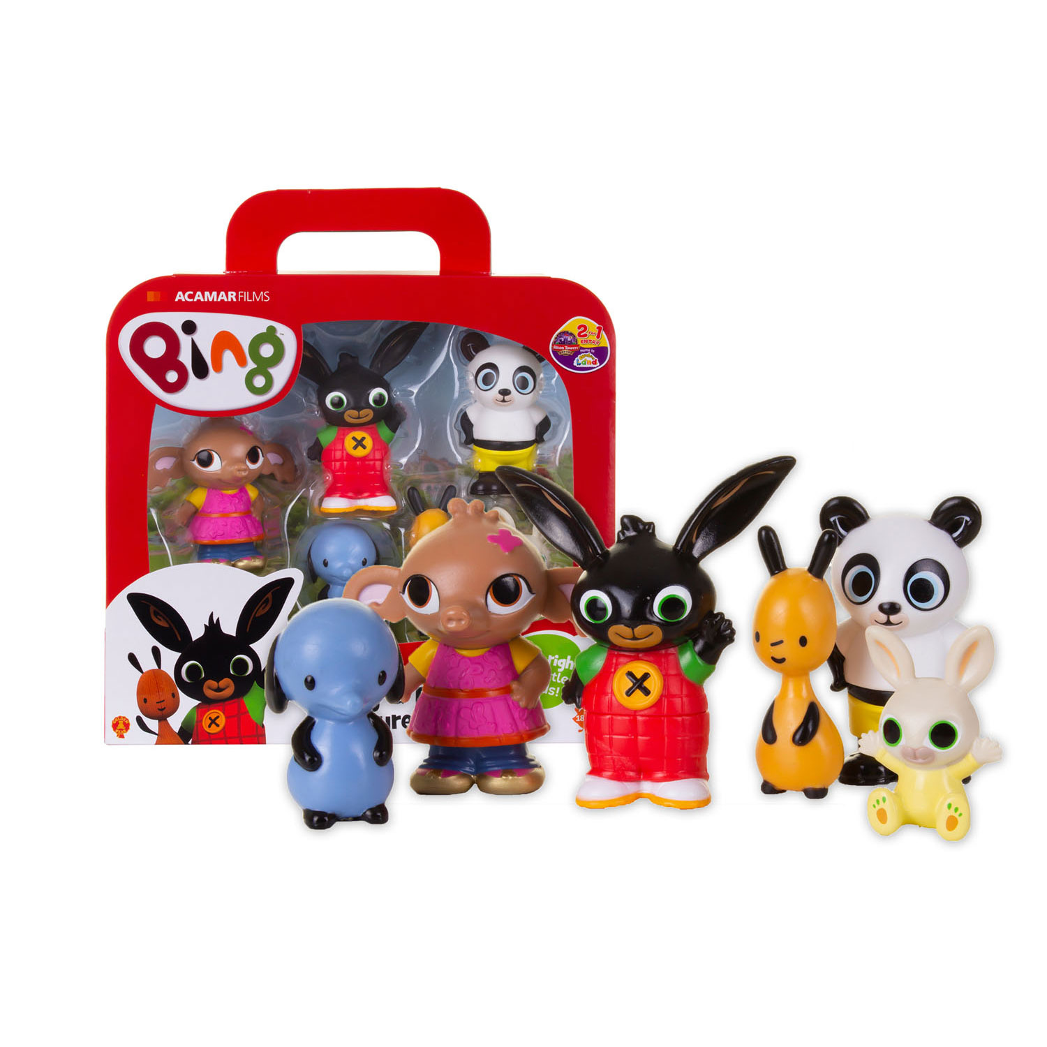 Valise Bing avec 6 figurines de jeu