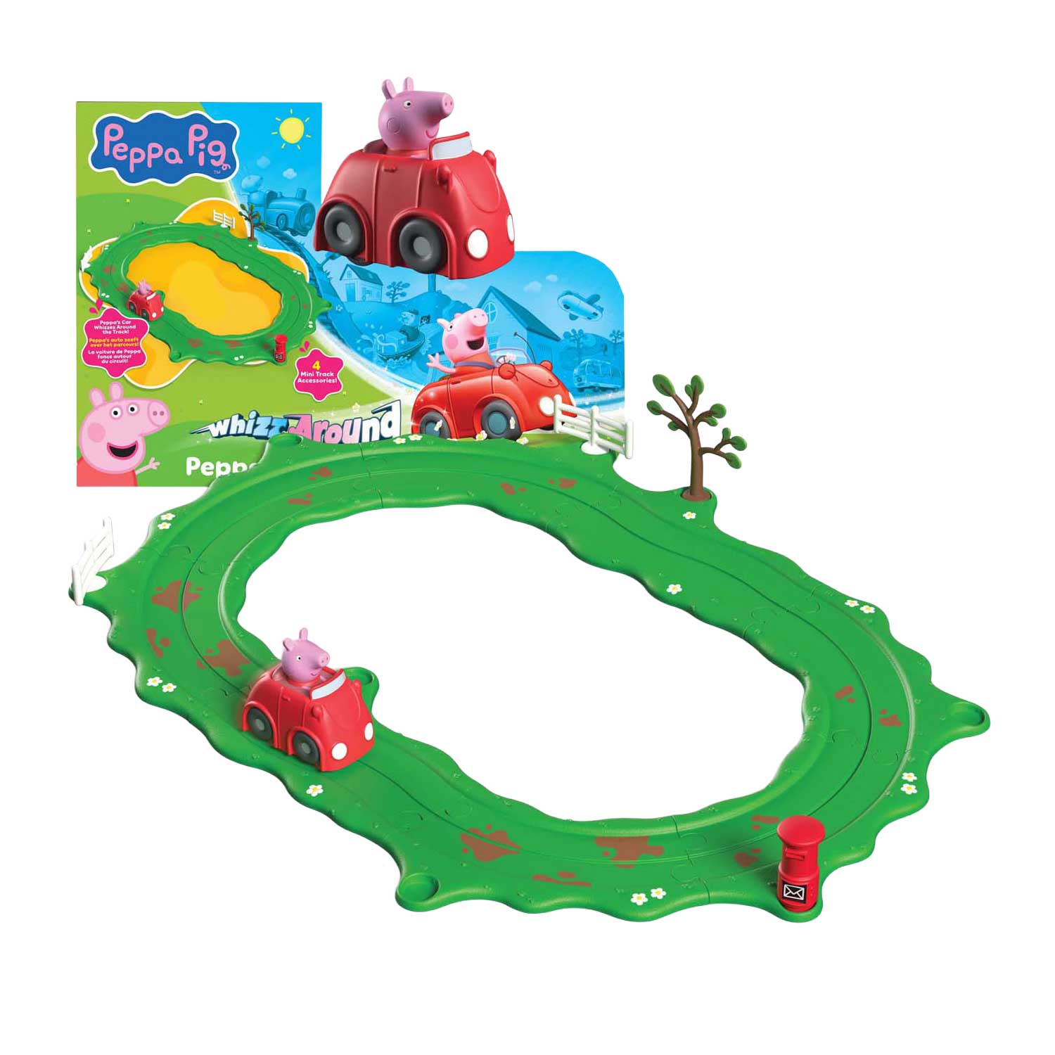 Peppa Pig Whizz Around - Peppa's Kleine Rode Auto Set