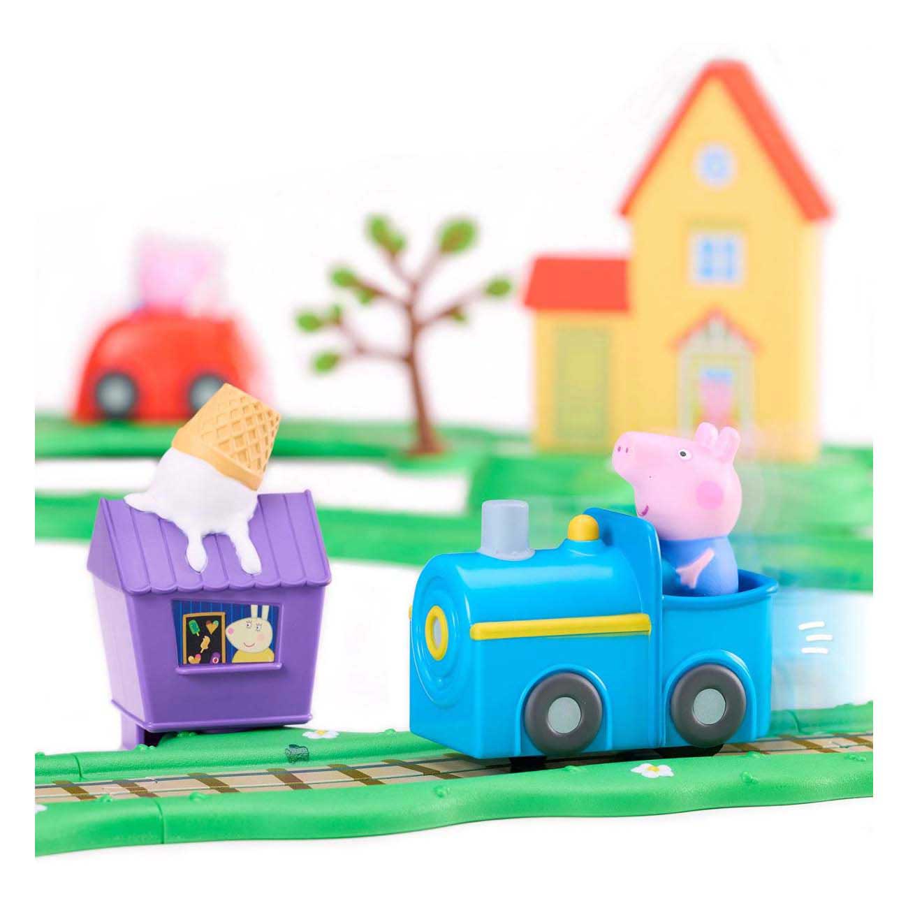 Peppa Pig Whizz Around - Peppa's Rondweg door de Stad Speelset