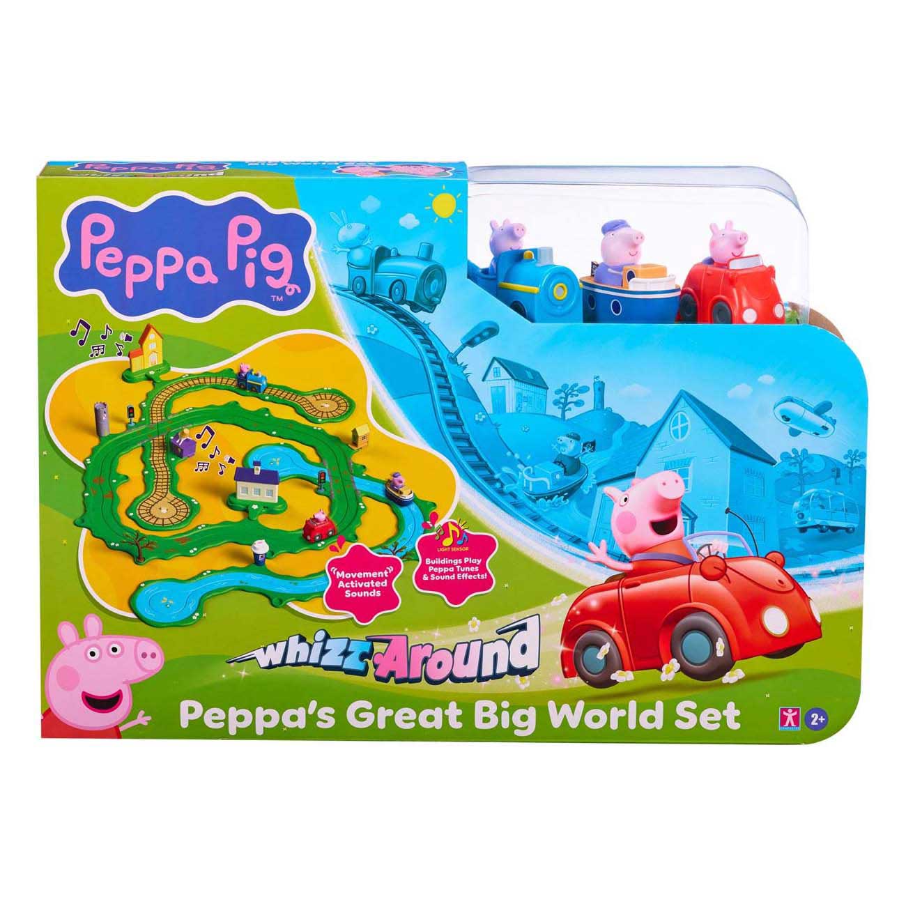 Peppa Pig Whizz Around - Peppa's Great Big World Set