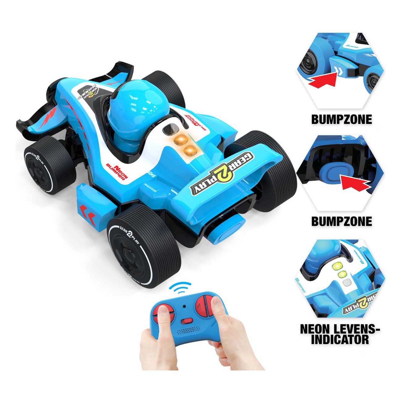 Gear2Play RC Neon Bumper Cars Pro