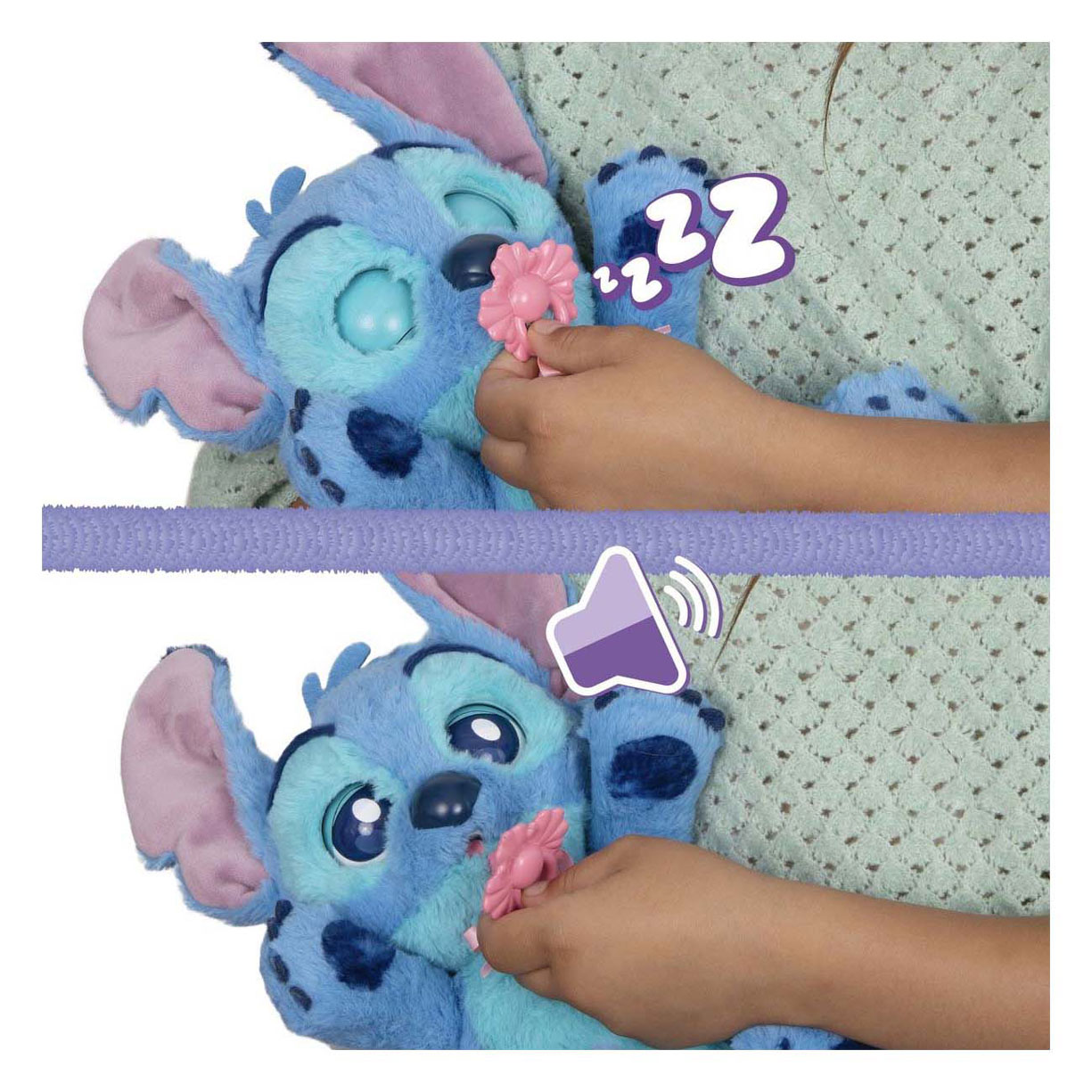 Baby Paws Stitch Knuffel - 24cm