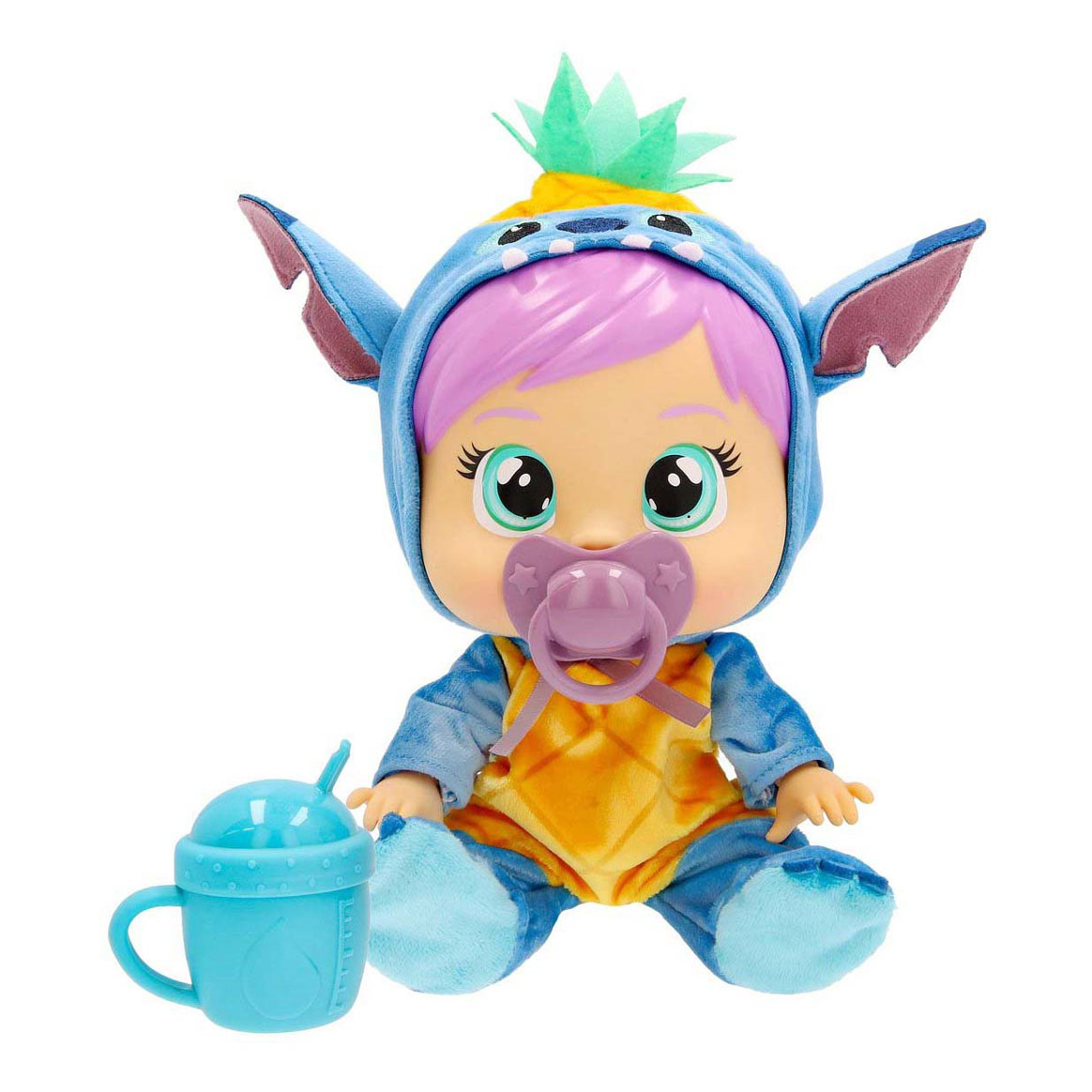 Cry Babies Loving Care Stitch Babypop - 26,5cm