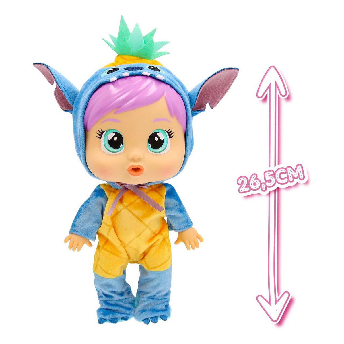 Cry Babies Loving Care Stitch Babypop - 26,5cm