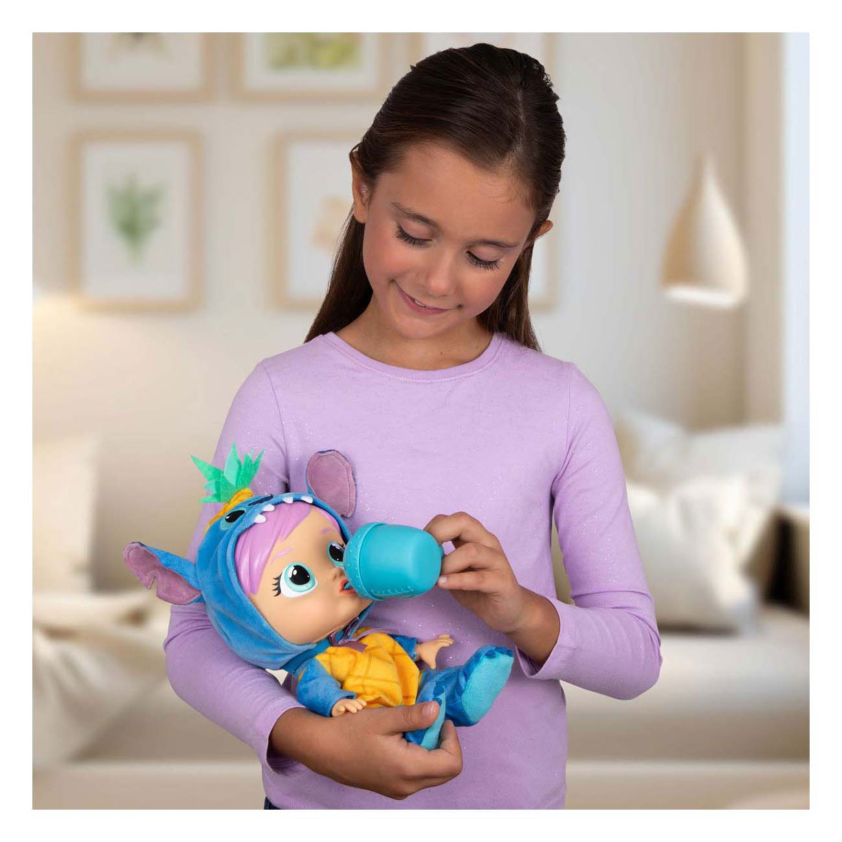 Cry Babies Loving Care Stitch Babypop - 26,5cm